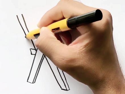 如何从数字 65 绘制椅子图片 #手绘教程 #简笔画 #儿童简笔画 #创意简笔画 #简单画 #教你画