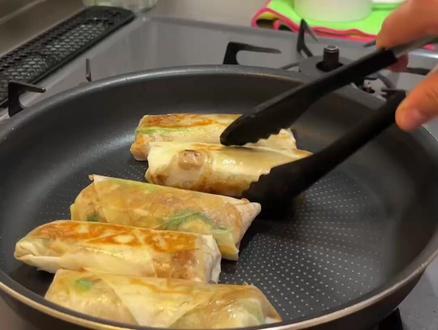 日本家庭的健康春卷~低脂清爽无负担超健康! #vlog #日本生活 #健康料理