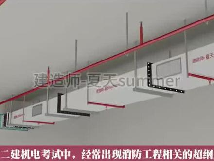 消防喷头安装 #一建机电 #二建机电 #建造师备考 #建造师夏天summer