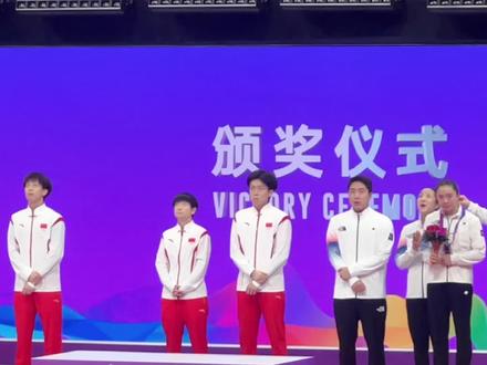 你们俩起哄倒是很热衷在行呀哈哈哈哈#混双 #国乒 #王楚钦孙颖莎 #杭州亚运会 #莎头