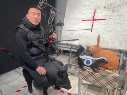 复合弓瞄具如何调节#复合弓 #两用弓 #男人的快乐就是这么简单