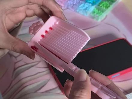 拼出来的草莓真的太可爱啦!#我的手工作品分享给大家 #拼豆 #拼豆教程 #拼豆豆手工 #拼豆日常