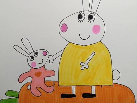 简笔画小猪佩奇#简笔画 #动画 #画画 #儿童动画 #一起学画画