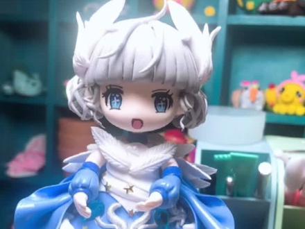 集美们期待已久的白天鹅小乔来啦,你们还让我捏什么🤔#超轻粘土 #手办 #王者荣耀#抖音小助手