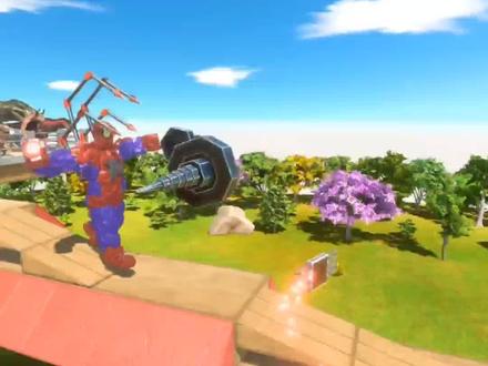 疯狂动物大闯关三重尖刺陷阱,超级英雄蜘蛛侠首先登场#动物战争模拟器 #神奇动物在抖音 #游戏解说 @DOU+小助手