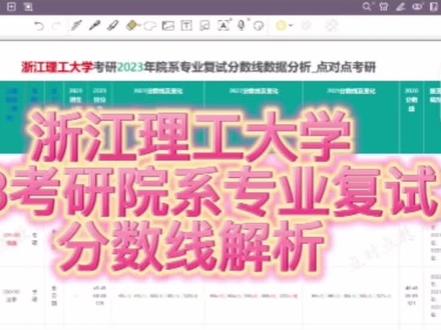 夏夏聊升学,今天带大家了解:
浙江理工大学2023年院系专业复试分数线及其变化解析#一二本院校#浙江理工大学#2023考研复试分数线#浙点对点教育