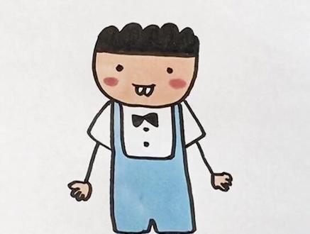 #简笔画 #米小圈 #简笔画教程 米小圈系列之姜小牙