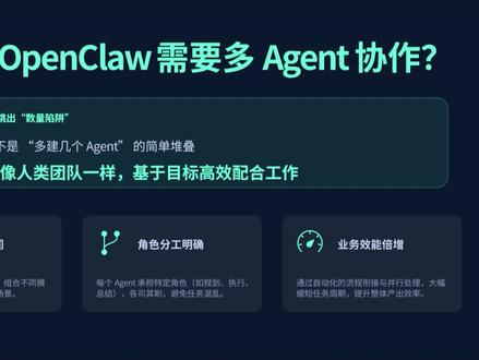 手把手教你搭建openclaw的多agent
#openclaw #openclaw安装 #agent #openmemo #外贸获客