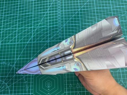 超级飞镖战斗机,小孩子爱玩的纸飞机 #纸飞机 #折纸 #手工