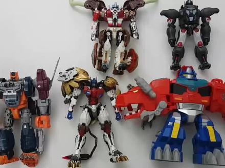 变形金刚:野兽战争白狮,大猩猩猛犸擎天柱