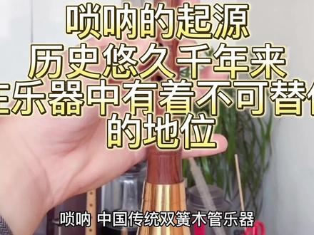 唢呐的起源,历史悠久#科普一下 #管子 #普及知识