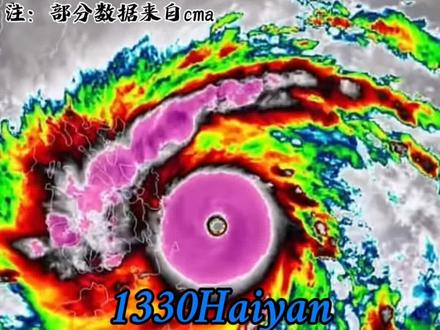 台风海燕:我才是风王 #台风 #气象 #地理知识 #冷知识科普