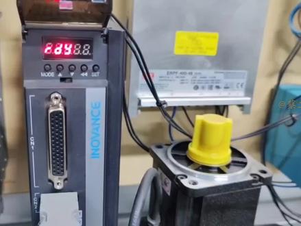 汇川伺服连续运行参数设置演示 #伺服电机 #控制器 #电子电工 #电工 #伺服驱动器 #汇川伺服调试