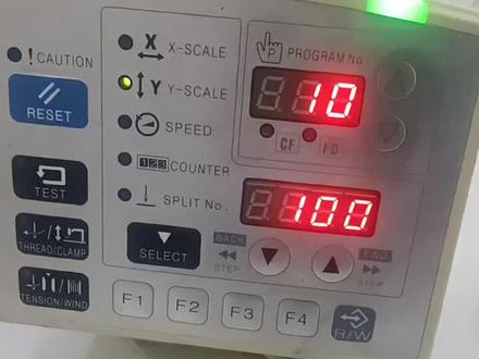 430D或438D,调整XY缝纫尺寸,显示方式。