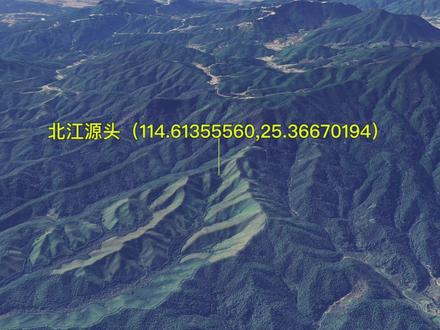 飞越北江:从源头到珠江口,570公里 #航拍 #珠江 #北江 #卫星地图 #飞行视角 #一镜到底