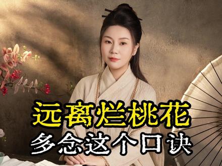 远离烂桃花多念这个口诀 #李紫薇#国学文化