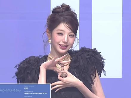 是五代领跑吗?张元英这次solo成绩属于什么水平?#张元英 #IVE #五女一