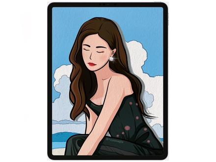 零基础小白就能学会的漫改头像教程来啦~是粉丝要求的白鹿哦!#零基础学画画 #procreate绘画 #照片转手绘 #白鹿 #白鹿长月烬明 @白鹿my