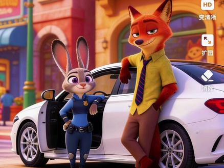 #万能的抖音 #快来围观 #上热搜 #疯狂动物城2 小伙伴们快给你的爱车也安排上疯狂动物城2的元素吧