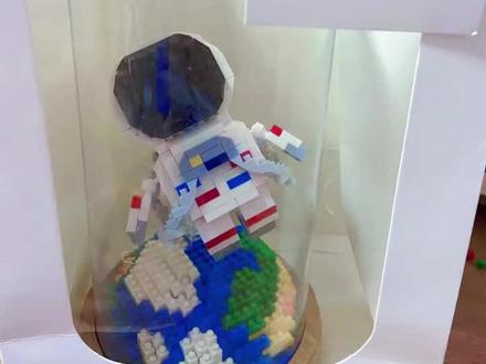 太空人拼装-1#小颗粒积木 #乐高 #玩具 #拼装模型 #礼物 #积木 #手工diy #手工