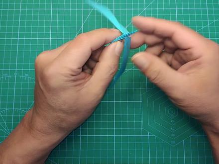 3分钟教你折一只平衡鸟 折纸全过程详细教程 #平衡鸟 #儿童创意手工 #剪纸 #折纸教程