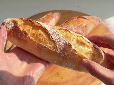 【简简厨房】手揉法棍和厨师机法棍,波兰种法棍(下集)#法棍 #手揉法棍 #厨师机法棍 #波兰种法棍