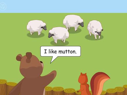 四年级下第四单元45页故事#人教版小学英语