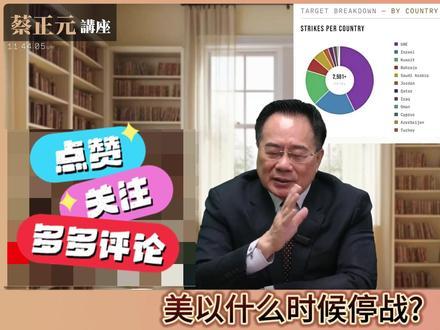 三月底可能停战? #蔡正元 #美国 #伊朗 #战争 #热点