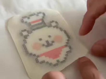 美文纸拼豆教程来哦🙄#手工爱好者 #动画片