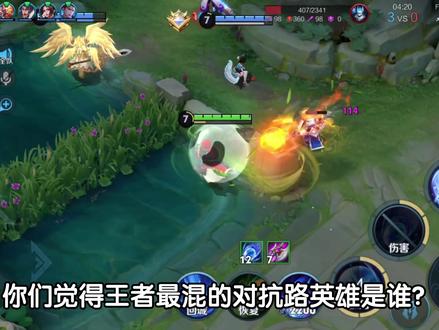 王者最混的英雄 #王者荣耀 #梦奇#对抗路 #胖猫