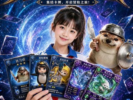 《刀盾的卡牌之路》第一季08神奇的猫猫卡组! #AI创作浪潮计划 #我的刀盾 #刀盾狗 #meme宇宙大作战 #刀盾狗世界观补完计划 @刀盾狗