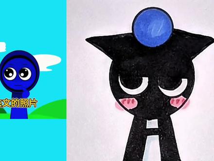 拍照打卡的节奏盒子 #简笔画