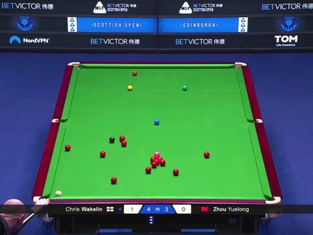 最新比赛:周跃龙惨遭现场观众困扰,3-5不敌沃克林无缘半决赛 #斯诺克 #周跃龙 #沃克林 #2025单局限时赛 #青年创作者成长计划