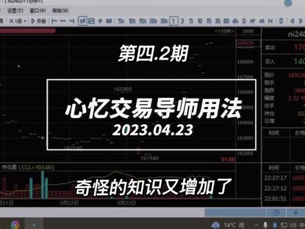 心忆交易导师用法2#期货 #期货知识 #交易
