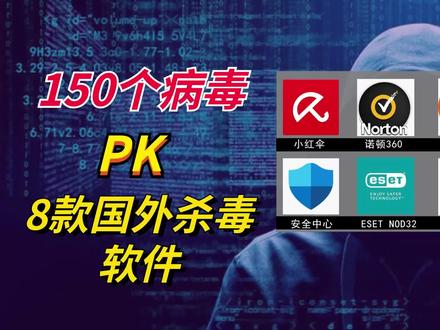 150个电脑病毒 大战 8款国际知名杀毒软件!表现会比国产杀毒软件强吗?#杀毒软件 #电脑病毒 #电脑