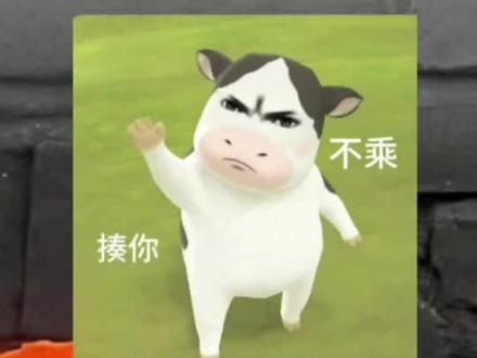 让你朋友给你拍,真的笑死了#草地牛 #牛牛表情包