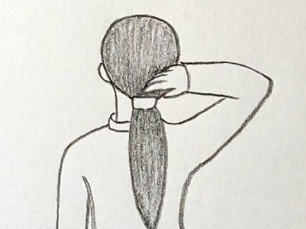 马尾辫女孩背影简笔画。#一起学画画 #简笔画 #画画使我快乐 #手绘 #一学就会系列 @抖音青少年