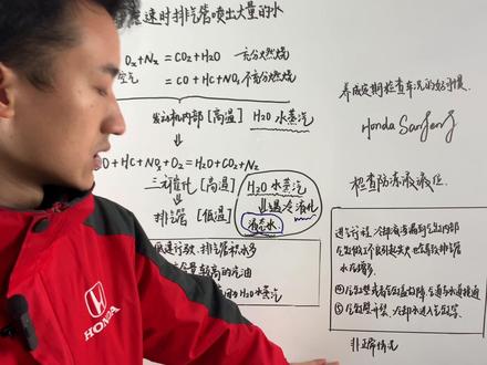 #本田 排气管喷水厉害、排气管冒白烟可能是哪些原因导致?