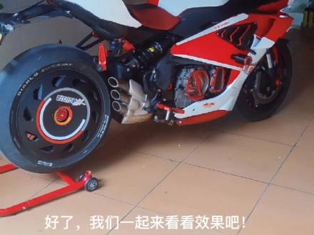 #机车 #保持热爱 #赛600 #四缸 兄弟们草率了点,给赛600rr安装风翼流水转弯灯@QJMOTOR