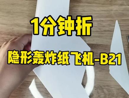 隐形纸飞机B21扔出去就不见了?你信吗?#纸飞机 #纸飞机教程 #纸飞机的教学 #手工纸飞机教程 #隐形纸飞机