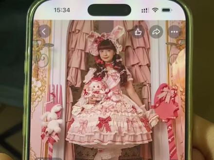 关于29块拿下蝴蝶结小兔联名款裙子#花与珍珠匣#lolita#lolita裙子开箱