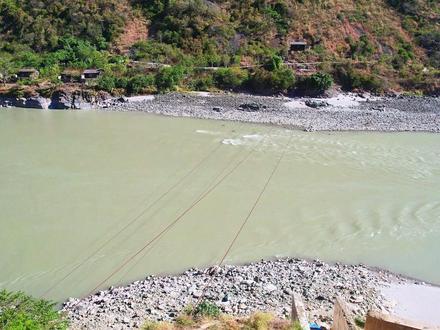 《天境怒江》之《溜索过江》#怒江旅游 #云南旅游