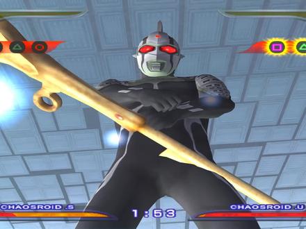 奥特曼格斗:卡欧斯赛文vs巨大卡欧斯初代,表示奥特钥匙很好用!