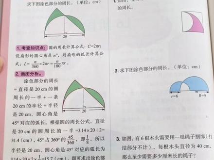 小学经典的“叶形”面积题! 小学几何常考的核心母题和解题方法技巧,都在这本小学几何训练营里,一本能用6年! #小学数学 #小学几何模型 #学霸秘籍 #求阴影部分面积