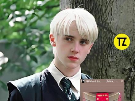 马年挂马尔福的梗已经火到本人都知道了!#马尔福 #马年 #哈利波特 #汤姆费尔顿 #汤姆费尔顿转发马年挂马尔福