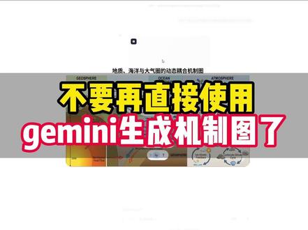 不要再直接使用,gemini生成机制图了#人工智能 #科研 #写作 #机制图 #gemini