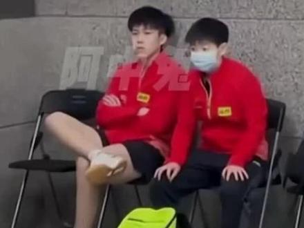 #孙颖莎#热门#王楚钦#别限流#5114 腿放直了