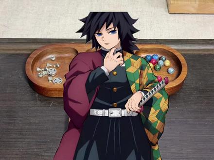 鬼灭之刃·富冈义勇#富冈义勇 #手工diy #原创手作 #手工制作教程 #抖音创作者大会