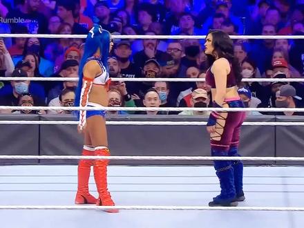 WWE2022王室决战,男女三十人上绳挑战赛,隆达罗西和莱斯纳压轴 #ko