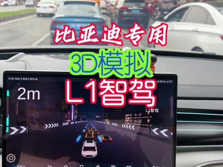 比亚迪专用3D模拟L1智驾,感兴趣的朋友赶紧试一下吧#新能源汽车 #新能源领航计划 #比亚迪 #比亚迪唐 #比亚迪汉 #每天一个用车知识 #比亚迪海豹 #比亚迪宋plus #懂车帝